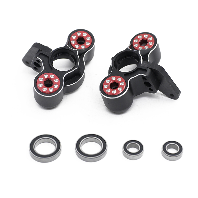 C31775BLACKRED HD Steering Blocks for 1/8 Kraton Outcast & 1/7 Infraction & Limitless AR330187 - Image 1