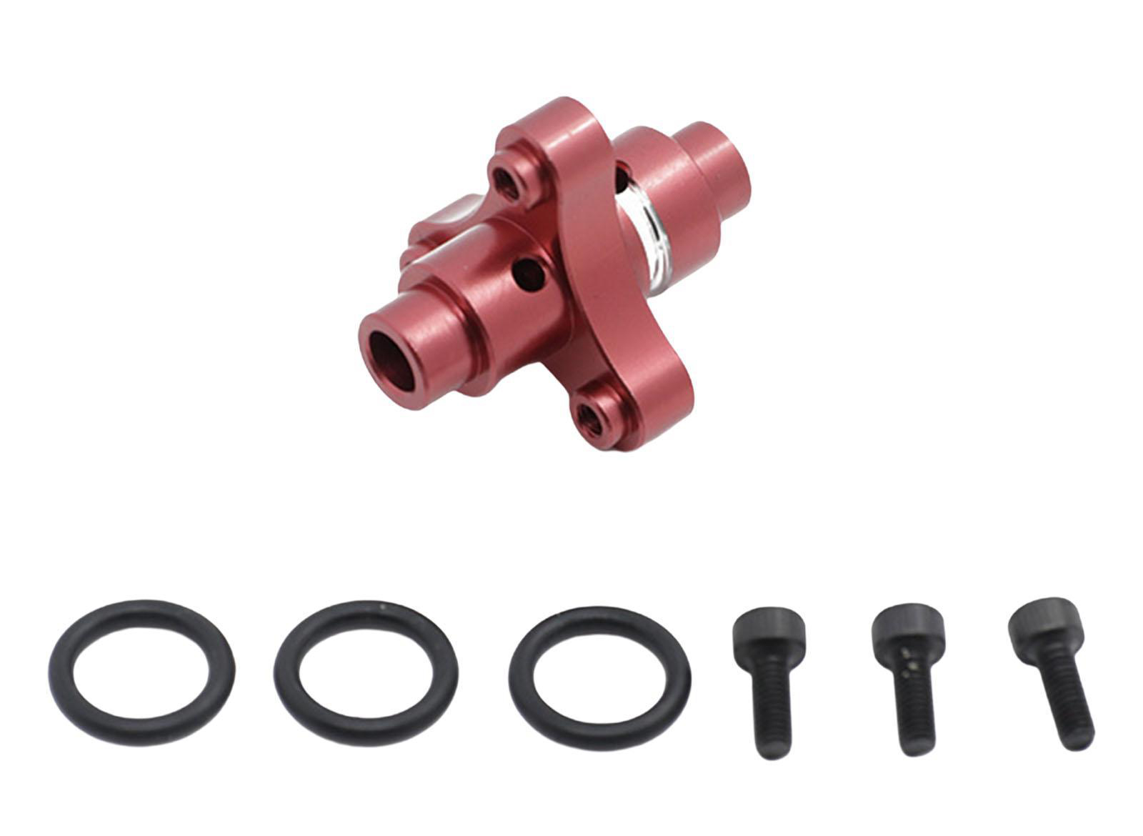 C31780RED Alloy Center Diff Spool Locker for Arrma 1/8 with Traxxas 1/10 E-Revo Spur - Image 1
