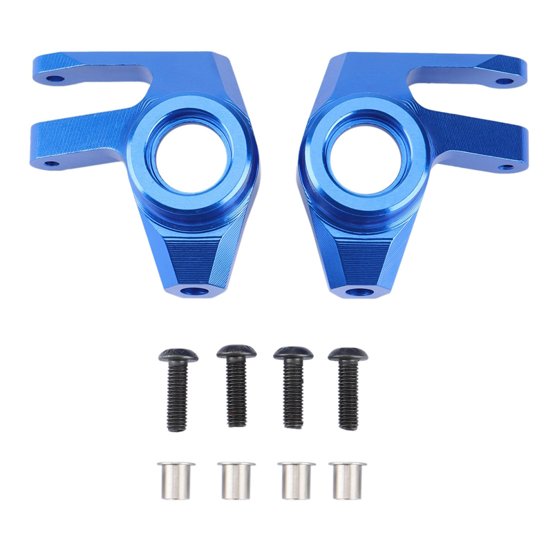 C31798BLUE Alloy Steering Blocks for Axial SCX6 Crawler Req. 8x19x6mm Bearings 252004 - Image 1
