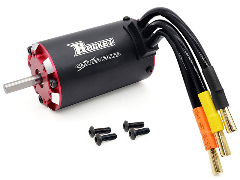 C31809 High Performance 3800kV Brushless Motor 3665 Size w/ 5mm Shaft for RC Car - Image 1