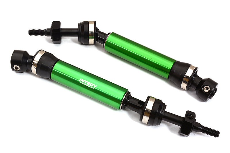 C31818GREEN Dual Joint Telescopic Rear Drive Shafts for 1/10 Stampede 4X4 & Slash 4X4 6852X - Image 1