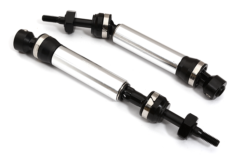 C31818SILVER Dual Joint Telescopic Rear Drive Shafts for 1/10 Stampede 4X4 & Slash 4X4 6852X - Image 1