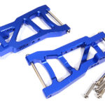 Billet Machined Alloy Rear Arms for 1/10 Slash 2WD - Blue 2555