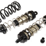 Alloy Machined HD Big Bore Shocks (2) 110mm for 1/8 Scale Off-Road - Black