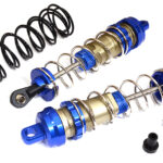 Alloy Machined HD Big Bore Shocks (2) 110mm for 1/8 Scale Off-Road - Blue