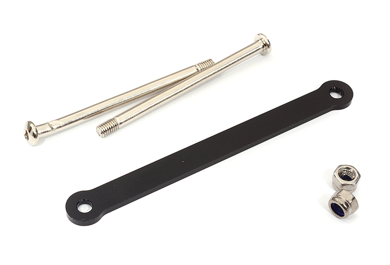 C31835BLACK Machined HD Front Suspension Pins & Brace for Traxxas 1/10 Slash 2WD 2532 2640 - Image 1