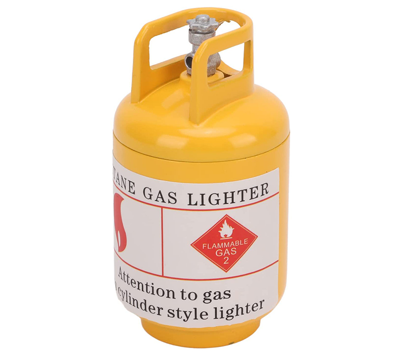 C31843YELLOW Realistic 1/10 Scale Size Model Butane Gas Tank - Image 1
