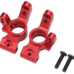 Red Alloy Machined Rear Hub Carriers for Traxxas 4-Tec 2.0 & 3.0 1/10