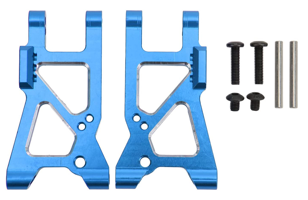 C31852BLUE Alloy Machined Rear Suspension Arms for Traxxas 1/10 4-Tec 2.0 & 4-Tec 3.0 - Image 1