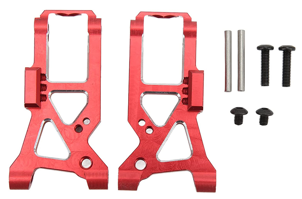 C31853RED Alloy Machined Front Suspension Arms for Traxxas 1/10 4-Tec 2.0 & 4-Tec 3.0 - Image 1