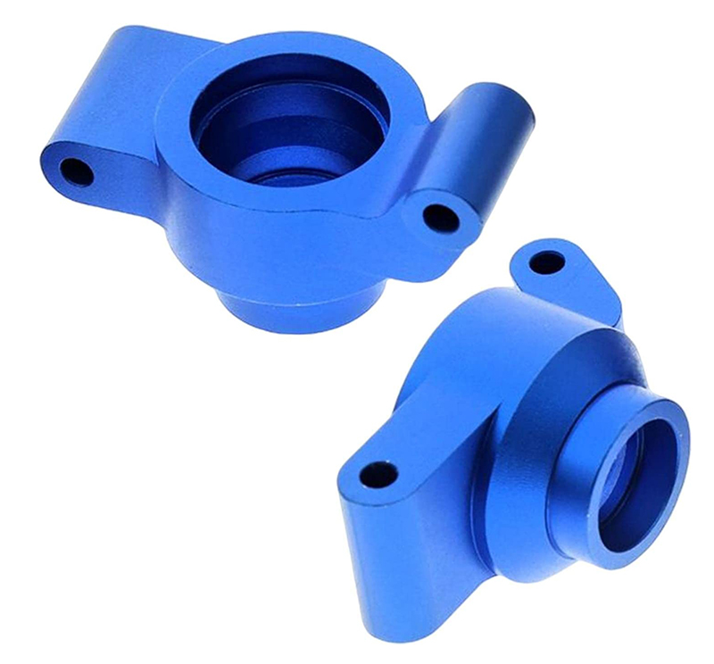 C31875BLUE Alloy Machined Rear Hub Carriers for Traxxas 1/10 Maxx 4S 8952 - Image 1