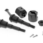 Alloy Drive Shafts & Hex Drive Hubs for Tamiya SW-01 1/24 Mini Lunch Box, MudMad
