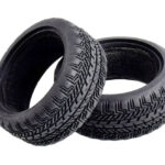 On-Road Type Radials Rubber Tires (2) w/ Insert for 1/10 Touring Car W=26mm