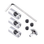 HD Steel Alloy Motor Pinion Shaft Size Adapters 3.17mm to 5mm Conversion