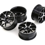 10 Spoke Alloy Wheel Set (4) for 1/10 On-Road Touring W=26mm Offset 3.5mm