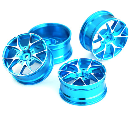 10 Spoke Alloy Wheel Set (4) for 1/10 On-Road Touring W=26mm Offset 3.5mm