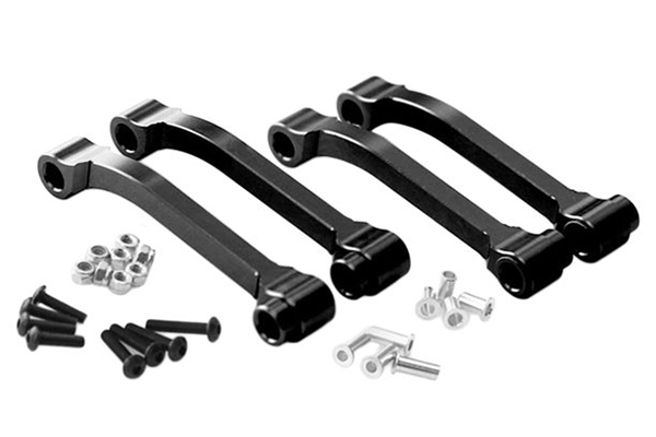 C31897BLACK Alloy Machined Suspension Arms for Tamiya 1/14 Tractor Truck - Image 1