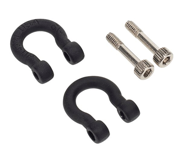 C31902BLACK Realistic 1/10 Bow Shackle for Off-Road Trail Rock Crawling - Image 1
