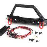 Realistic Metal Front Bumper w/ LED for Traxxas TRX-4 & Axial SCX-10
