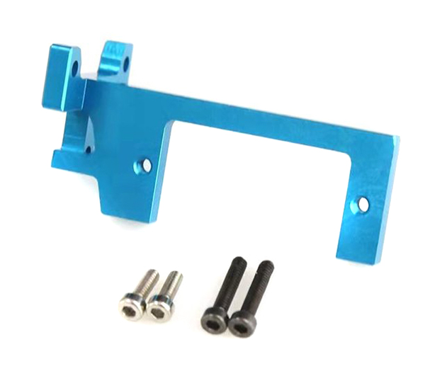 C31908BLUE Alloy Gearbox Shifting Servo Mount for Tamiya 1/14 Tractor Truck - Image 1