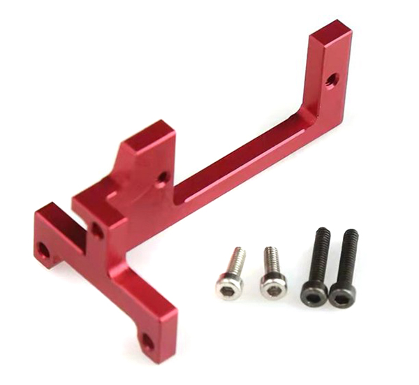 C31908RED Alloy Gearbox Shifting Servo Mount for Tamiya 1/14 Tractor Truck - Image 1