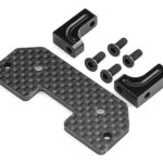 CF Steering Servo Mount for Crawler Axles 30mm Mounting Holes Across