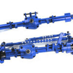 Alloy Machined Front & Rear Axle Set for Axial SCX6 Crawler