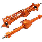 Alloy Machined Front & Rear Axle Set for Axial SCX6 Crawler