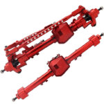 Alloy Machined Front & Rear Axle Set for Axial SCX6 Crawler