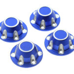 Alloy Machined Center Wheel Hub Caps (4) for Axial SCX6 45001