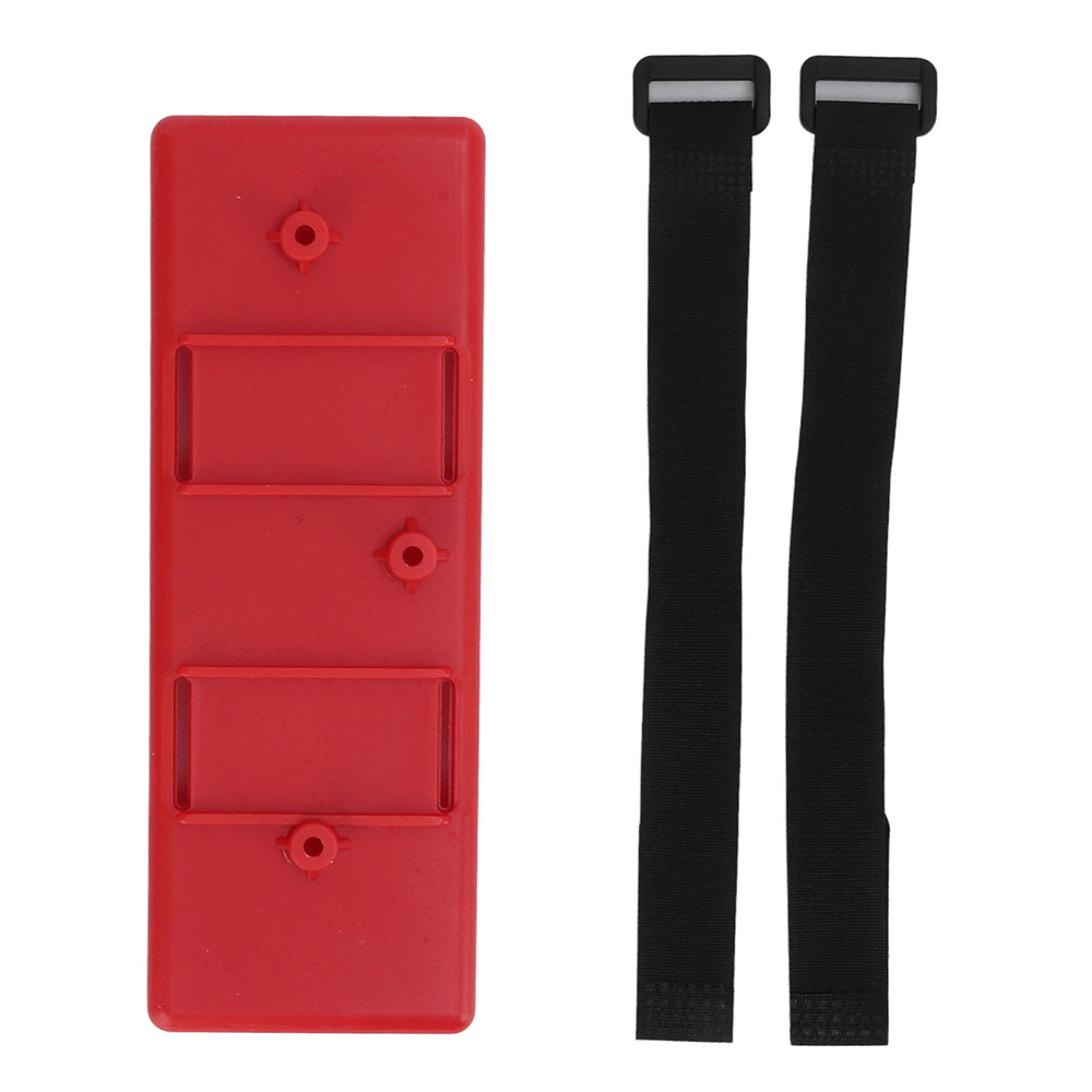C31923RED Battery Tray w/ Strap for Standard Size Hard Case LiPo on 1/8 & 1/10 Vehicles - Image 1
