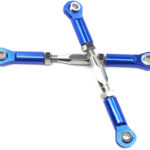 Alloy Machined M3 Size Ball End 64mm Linkages w/ Adjustable Turnbuckles