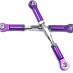 Alloy Machined M3 Size Ball End 64mm Linkages w/ Adjustable Turnbuckles