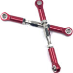 Alloy Machined M3 Size Ball End 64mm Linkages w/ Adjustable Turnbuckles