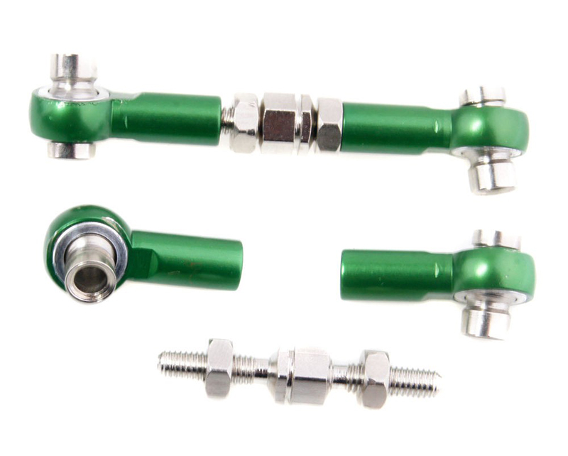 C31934GREEN Alloy Machined M3 Size Ball End 40mm Linkages w/ Adjustable Turnbuckles - Image 1