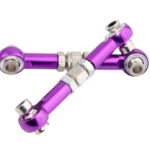 Purple Alloy Machined M3 Ball End 40mm Adjustable Turnbuckles Linkages