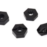 Machined Black 12mm Hex Wheel Adapters for Losi 1/10 2WD RTR 22S Drag, ST & SCT
