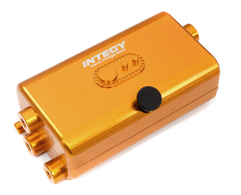 C31942ORANGE Billet Machined Rear Chassis Cross Brace for Losi 1/8 LMT & LMT 2.0 4WD - Image 1