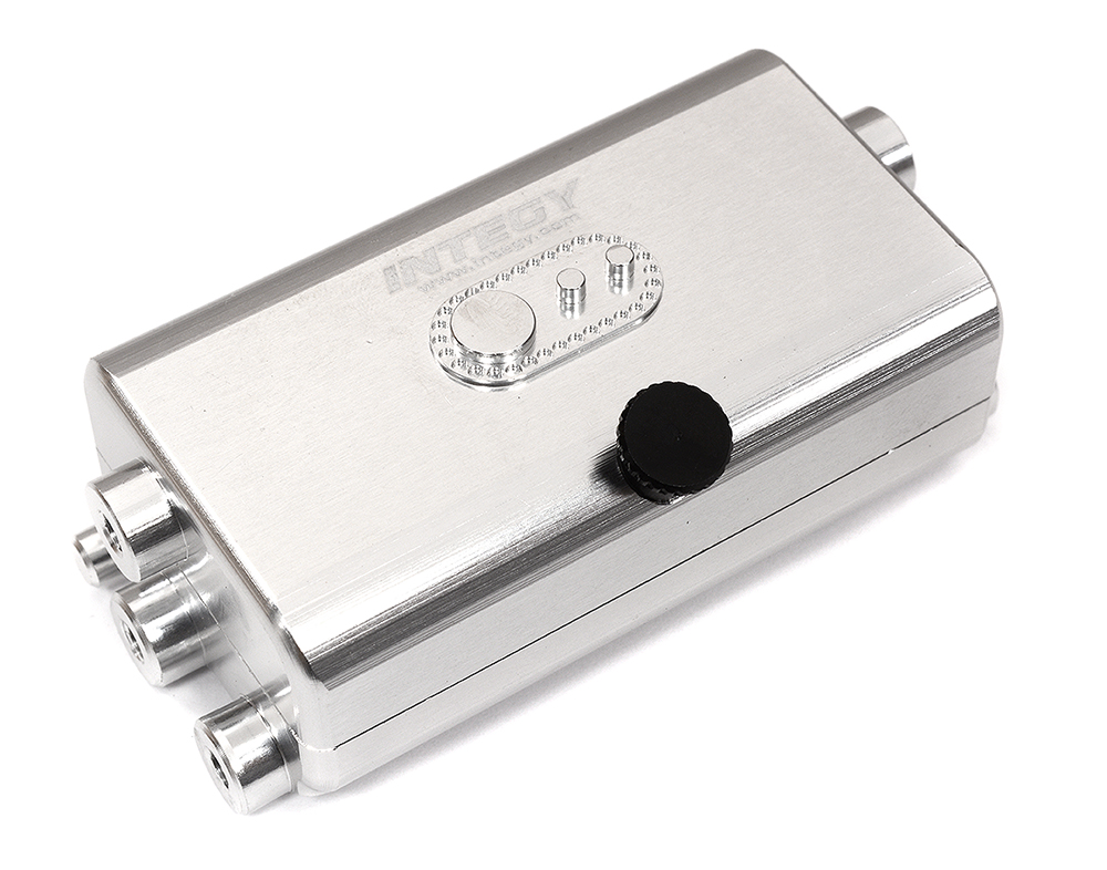 C31942SILVER Billet Machined Rear Chassis Cross Brace for Losi 1/8 LMT & LMT 2.0 4WD - Image 1