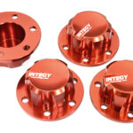 Billet Machined Alloy Wheel Hub Caps for Axial SCX6 Crawler 45001