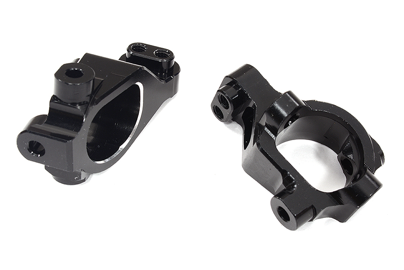 C31946BLACK Alloy Machined Caster Blocks for Losi 1/10 2WD RTR 22S Drag, ST & SCT - Image 1