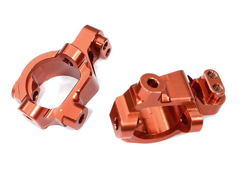 C31946RED Alloy Machined Caster Blocks for Losi 1/10 2WD RTR 22S Drag, ST & SCT - Image 1