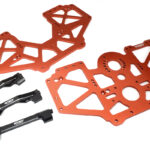 Billet Machined Center Chassis Side Plate & Mount Set for Losi 1/8 LMT 1.0 4WD