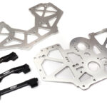 Billet Machined Center Chassis Side Plate & Mount Set for Losi 1/8 LMT 1.0 4WD
