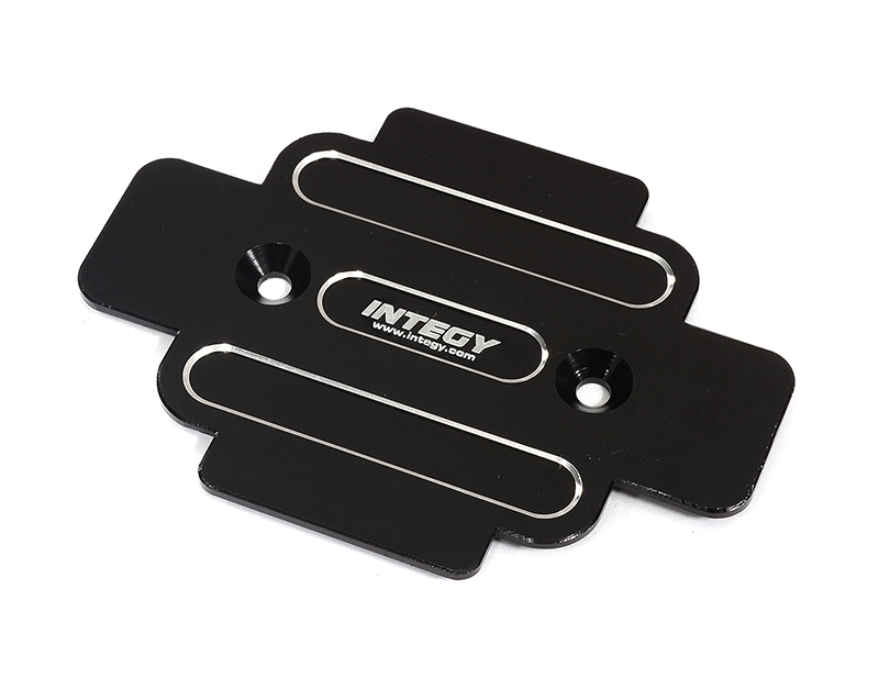 C31949BLACK Billet Machined Center Gearbox Bottom Plate for Losi 1/8 LMT & LMT 2.0 4WD - Image 1