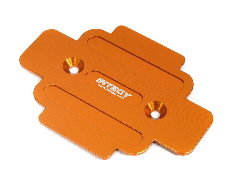 C31949ORANGE Billet Machined Center Gearbox Bottom Plate for Losi 1/8 LMT & LMT 2.0 4WD - Image 1