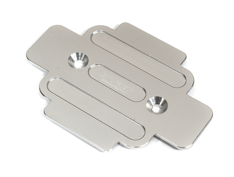 C31949SILVER Billet Machined Center Gearbox Bottom Plate for Losi 1/8 LMT & LMT 2.0 4WD - Image 1