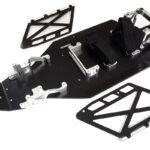 Silver Billet Machined Chassis Upgrade Conversion Kit for Losi 2WD 22S Drag Car