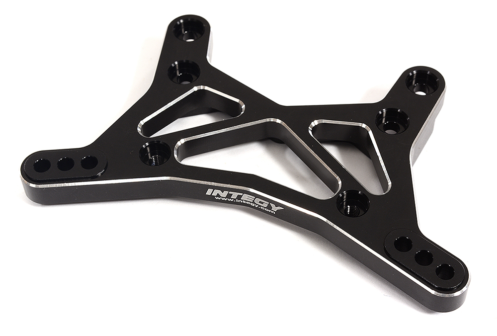 C31955BLACK Billet Machined Front Shock Tower for Losi 1/10 2WD RTR 22S Drag, ST & SCT - Image 1