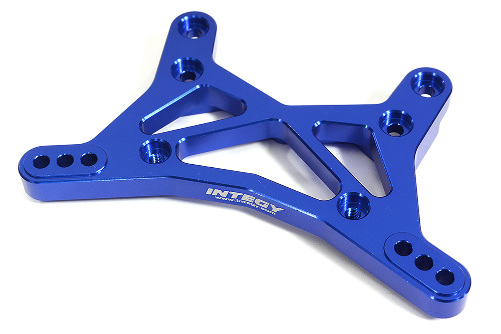 C31955BLUE Billet Machined Front Shock Tower for Losi 1/10 2WD RTR 22S Drag, ST & SCT - Image 1